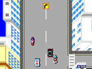 Action Fighter for Sega Master System - Back in the city, don't crash into buildings...