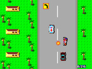 Action Fighter for Sega Master System - Turn up ahead...