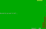 Las Vegas Blackjack for IBM PC/Compatibles - How much do you want to bet?