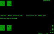 Las Vegas Blackjack for IBM PC/Compatibles - You lose!