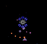 Gyruss for NES / Famicom - End of level bosses become more difficult as the game progresses.