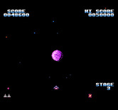 Gyruss for NES / Famicom - Level completed!
