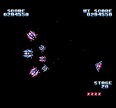 Gyruss for NES / Famicom - Another chance stage...