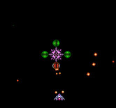 Gyruss for NES / Famicom - The first end of level boss.