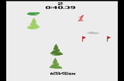 Skiing for Atari 2600 - The red flags are the end of the course...