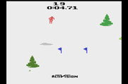 Skiing for Atari 2600 - Game start.