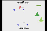 Skiing for Atari 2600 - Skiing between the flags...