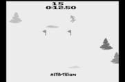Skiing for Atari 2600 - Turning towards the flags...