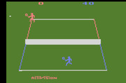 Tennis for Atari 2600 - Another point for the blue player...