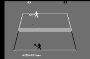 Tennis for Atari 2600 - Tennis game in progress...