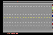 Freeway for Atari 2600 - The starting screen.