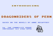 Dragonriders of Pern for Atari 8-bit - Title screen 2.