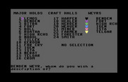 Dragonriders of Pern for Commodore 64 - Some of the characters in our game.