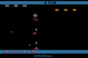 Spider Fighter for Atari 2600 - Game Start.