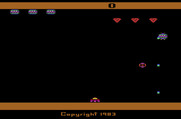 Spider Fighter for Atari 2600 - Starting screen.