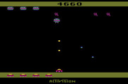 Spider Fighter for Atari 2600 - One of the fruits is being stolen!