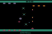 Spider Fighter for Atari 2600 - Attacking spiders!