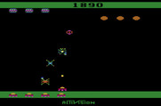 Spider Fighter for Atari 2600 - One opponent down, more to go...