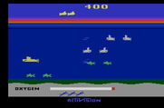Seaquest for Atari 2600 - Fish will chase divers off of the screen...