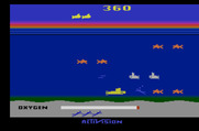Seaquest for Atari 2600 - Attempting to rescue a diver...
