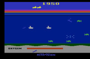 Seaquest for Atari 2600 - I'm hit! One sub destroyed...