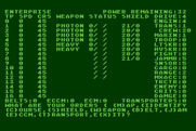 Cosmic Balance, The for Atari 8-bit - Player 1 menu.