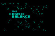 Cosmic Balance, The for Atari 8-bit - Title screen.