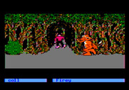 Labyrinth: The Computer Game for Apple II - In the forest...and a Firey appears.