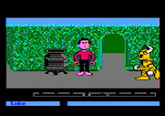 Labyrinth: The Computer Game for Apple II - Don't let this guy catch you!
