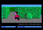 Labyrinth: The Computer Game for Apple II - Lost in the hedge maze...