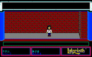 Labyrinth: The Computer Game for PC-8800 Series - Game start.