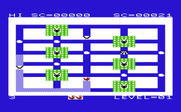 Hyper-Hen for Commodore VIC-20 - The hen starts to fill in the board.