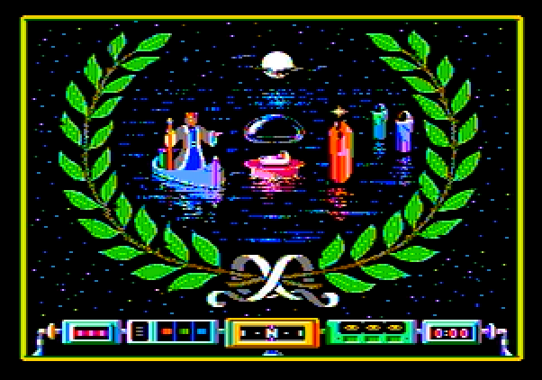 Airheart Apple II Screenshot: Loading screen.