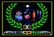 Airheart for Apple II - Loading screen.