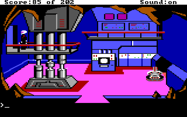Space Quest: Chapter I - The Sarien Encounter IBM PC/Compatibles Screenshot: Another escape pod, just what I need.