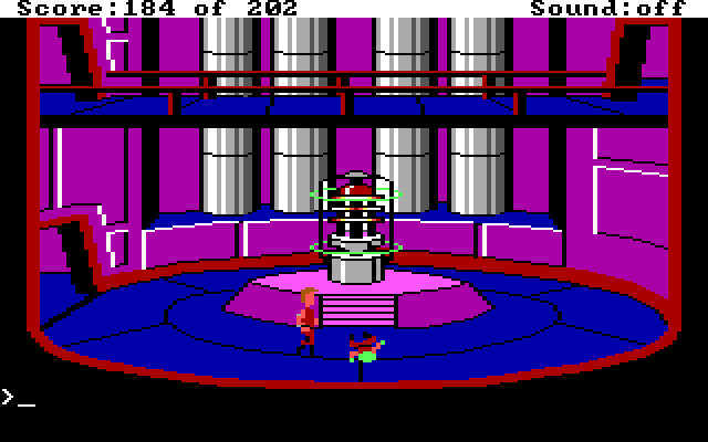 Space Quest: Chapter I - The Sarien Encounter IBM PC/Compatibles Screenshot: The star generator?