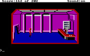 Space Quest: Chapter I - The Sarien Encounter for IBM PC/Compatibles - A good place to acquire some weapons...if I had an id card!