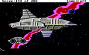 Space Quest: Chapter I - The Sarien Encounter for IBM PC/Compatibles - The Deltaur...danger lurks here...