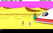 Space Quest: Chapter I - The Sarien Encounter for IBM PC/Compatibles - The droid follows you around now.