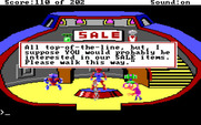 Space Quest: Chapter I - The Sarien Encounter for IBM PC/Compatibles - Everyone is a salesman around here...