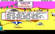 Space Quest: Chapter I - The Sarien Encounter for IBM PC/Compatibles - Tiny's used spacecraft...