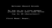 Space Quest: Chapter I - The Sarien Encounter for IBM PC/Compatibles - Welcome aboard! What's your name?