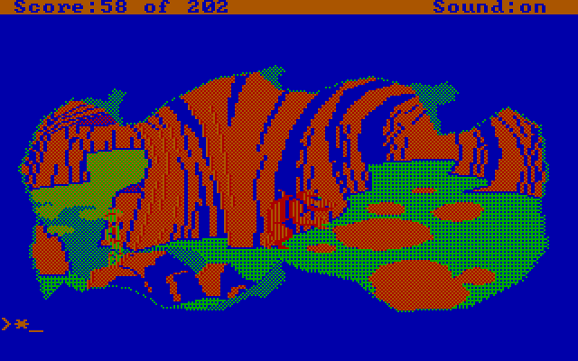Space Quest: Chapter I - The Sarien Encounter IBM PC/Compatibles Screenshot: Beware of the Orat!