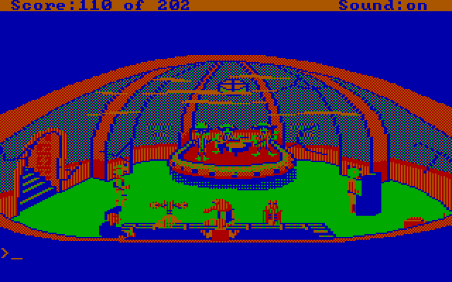 Space Quest: Chapter I - The Sarien Encounter IBM PC/Compatibles Screenshot: A particulary shady bar...
