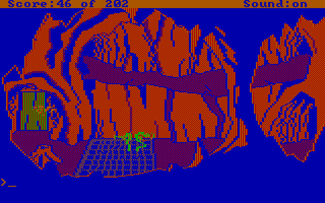 Space Quest: Chapter I - The Sarien Encounter IBM PC/Compatibles Screenshot: Death by tentacles..beware, Roger!