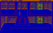 Space Quest: Chapter I - The Sarien Encounter for IBM PC/Compatibles - THere are numerous hallways to explore here.