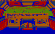 Space Quest: Chapter I - The Sarien Encounter for IBM PC/Compatibles - A crash landing!