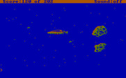Space Quest: Chapter I - The Sarien Encounter for IBM PC/Compatibles - An arcade sequence...avoid the asteroids...