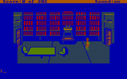 Space Quest: Chapter I - The Sarien Encounter for IBM PC/Compatibles - A computer room.
