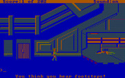 Space Quest: Chapter I - The Sarien Encounter for IBM PC/Compatibles - I hear footsteps...I need to hide, and quick!